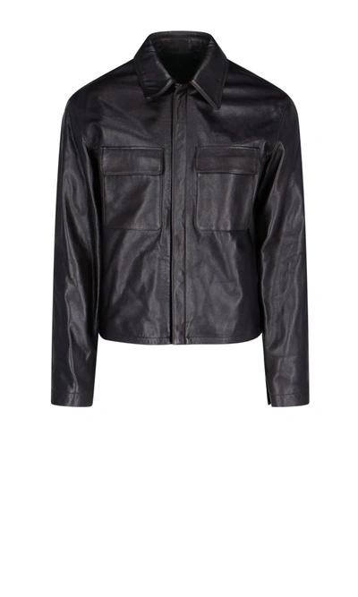 Shop Lemaire Jacket In Brown