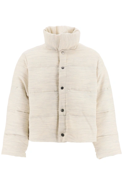 Shop Jacquemus Doudoune Puffer Jacket In Beige (beige)