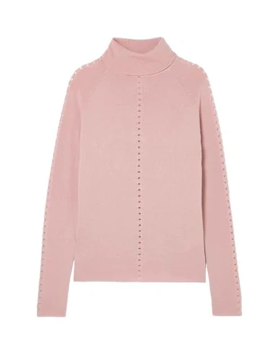 Shop Lela Rose Turtleneck In Pink