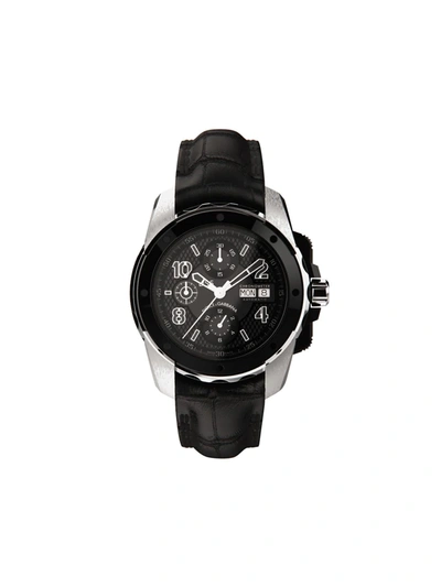 Shop Dolce & Gabbana Ds5 44mm Watch In Black