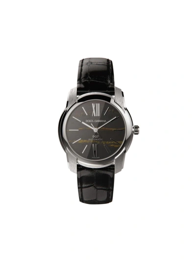 Shop Dolce & Gabbana Dg7 40mm Watch In Schwarz