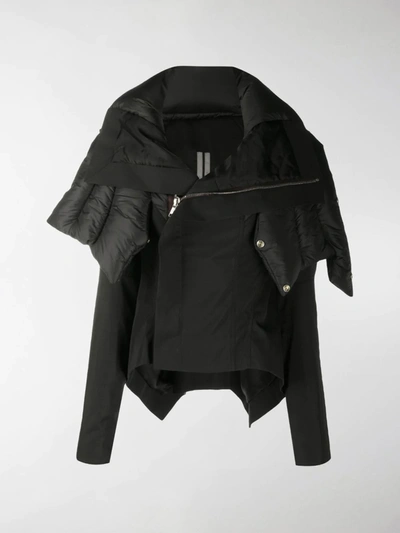 Shop Rick Owens Multi-layered Jacket In Black