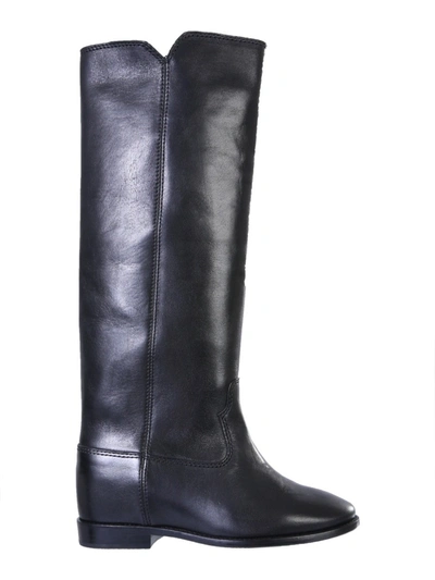 Shop Isabel Marant "chess" Boots In Black