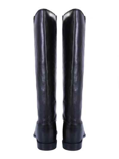 Shop Isabel Marant "chess" Boots In Black