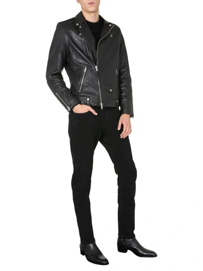 Shop Allsaints "rex" Jeans In Black