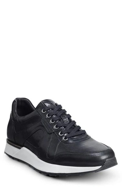 Shop Allen Edmonds A-trainer Sneaker In Black Leather