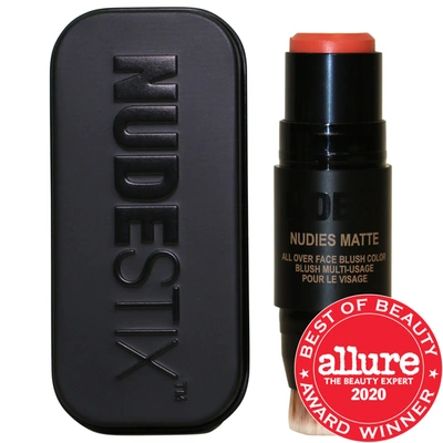 Shop Nudestix Nudies Cream Blush All-over-face Color Nude Peach 0.25 oz/ 7 G