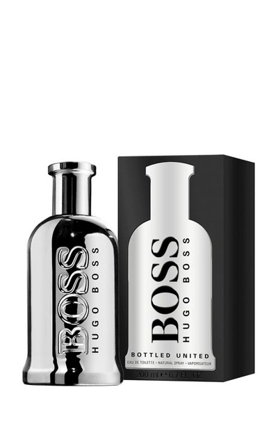 Shop Hugo Boss Boss Bottled United Eau De Toilette 200ml In Assorted-pre-pack