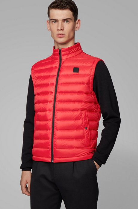 hugo boss red vest