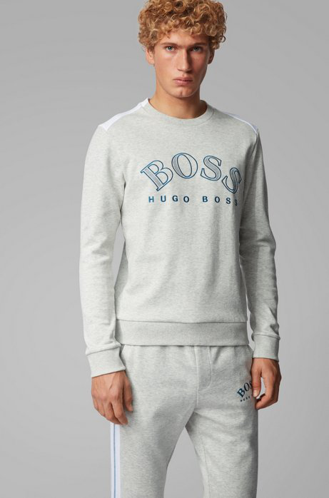 hugo boss logo crew sweatshirt