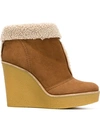 CHLOÉ 'Darcy' Wedge Boots,CH2503102131