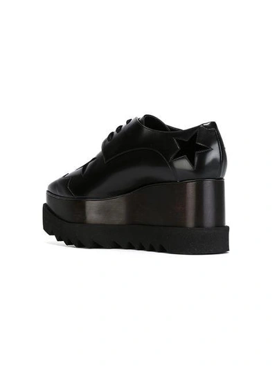 Shop Stella Mccartney Elyse Stars Platform Shoes In Black