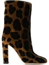 DOLCE & GABBANA Leopard Print Boots,CU0010AL318