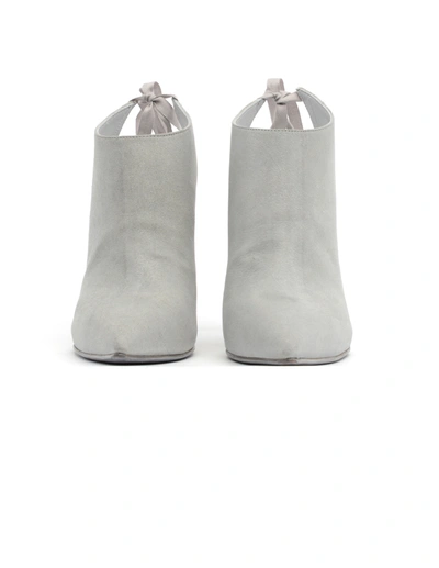 Shop A.f.vandevorst Grey Suede Ankle Boots