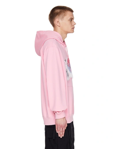 Shop Doublet Pink Cotton Hoodie