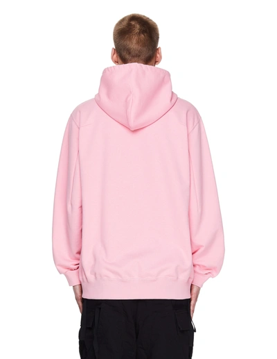 Shop Doublet Pink Cotton Hoodie