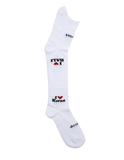 Shop Doublet White Socks