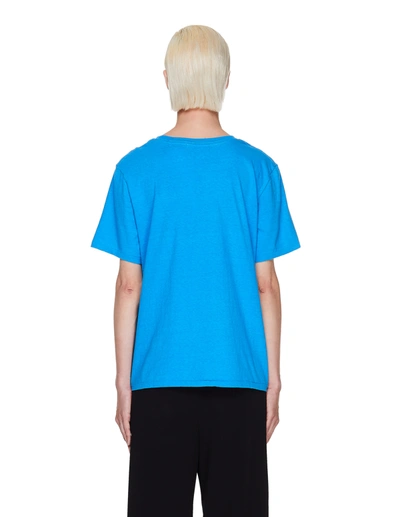Shop Undercover Blue Rose Printed T-shirt