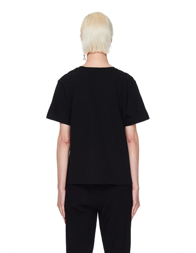 Shop Undercover Black Cotton Printed T-shirt