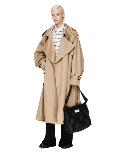 Shop Maison Margiela Double Breasted Coat In Brown