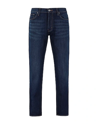 Shop Michael Kors Mens Man Jeans Blue Size 30w-32l Cotton, Elastane