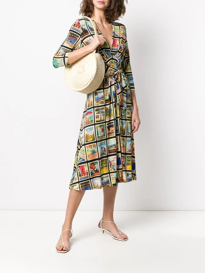 Shop Ultràchic Dolce Vita Print Dress In Multicolor