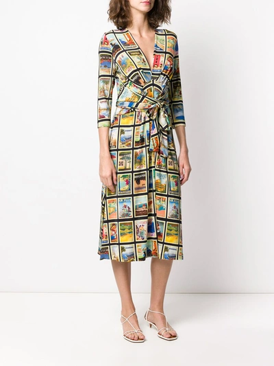 Shop Ultràchic Dolce Vita Print Dress In Multicolor