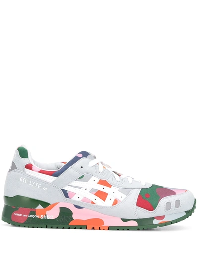 Shop Comme Des Garçons Shirt Gel Lyte 3 Sneakers In Multicolor