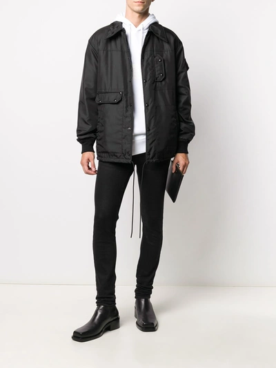 Shop Givenchy Nylon Jacket In Black