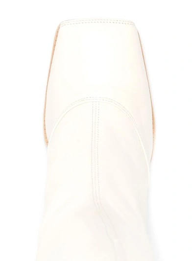 Shop Jacquemus Leather Boots In White