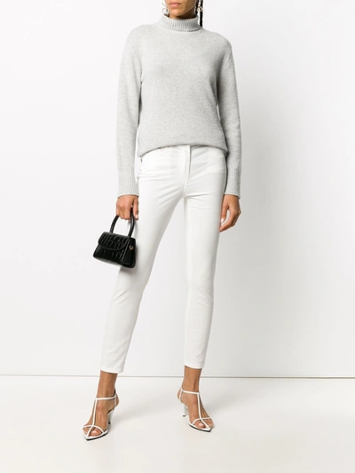 Shop Fabiana Filippi Cotton Trousers In White