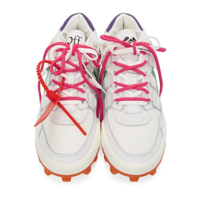 Shop Off-white White And Multicolor Mountain Cleats Sneakers In White/multi