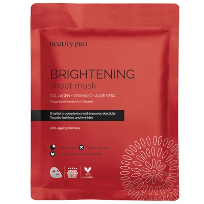 Beautypro Brightening Collagen Sheet Mask With Vitamin C