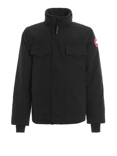 Shop Canada Goose Forester Puffer Jacket In Black