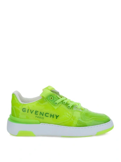 Shop Givenchy Fluo Rubber Sneakers In Yellow