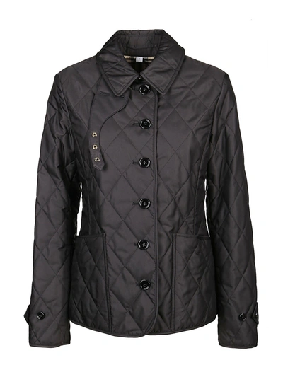 Shop Burberry Fernleigh Puffer Jacket In Black