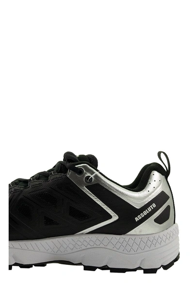 Shop Herno Sneakers  Laminar Gore-tex Vibra In Black/silver