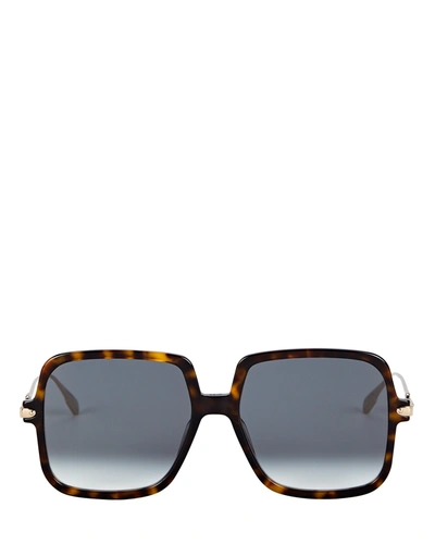 Shop Dior Link1 Square Sunglasses In Brown