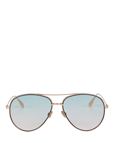 Shop Dior Society Aviator Sunglasses In Multi