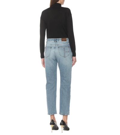Shop Tom Ford Mid-rise Boyfriend Jeans In Blue