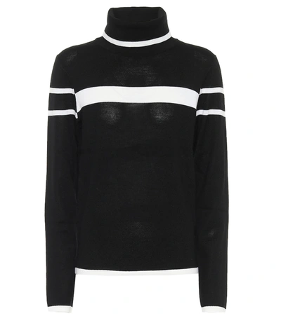 Shop Erin Snow Kito Wool Turtleneck Sweater In Black