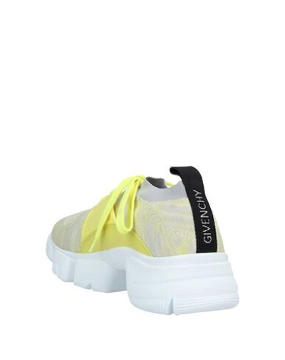 Shop Givenchy Sneakers In Yellow