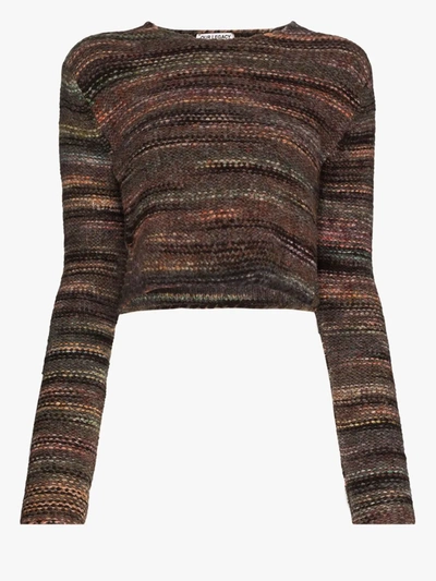 Shop Our Legacy Brown Shrunken Fair Isle Sweater