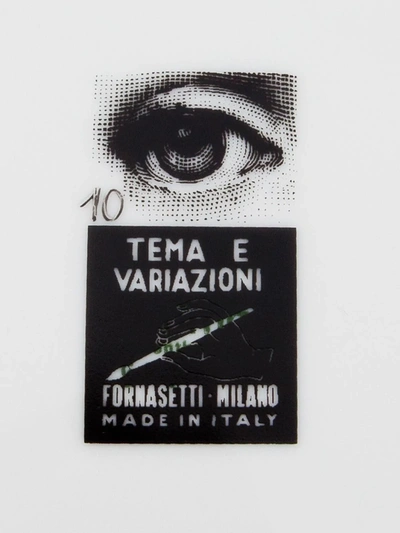 Fornasetti Aufbewahrungsdose Tema E Variazioni Nr. 10 In White