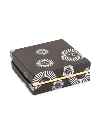 Fornasetti Printed Ashtray In Grey