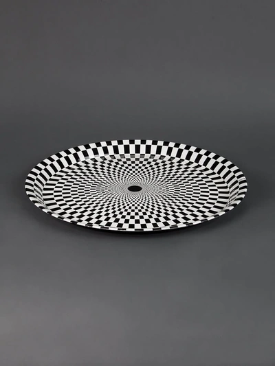 Shop Fornasetti Egocentris Tray In Black