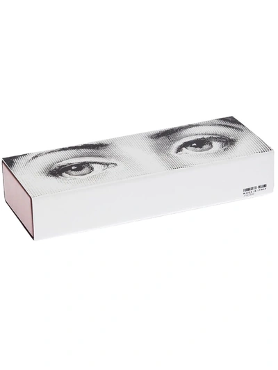 Shop Fornasetti Printed Wooden Box In Black