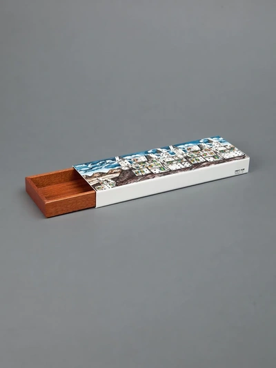 Fornasetti Printed Wooden Box In White