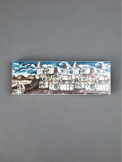 Fornasetti Printed Wooden Box In White
