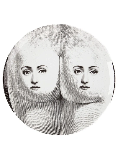 Shop Fornasetti Rear Face Plate In Black